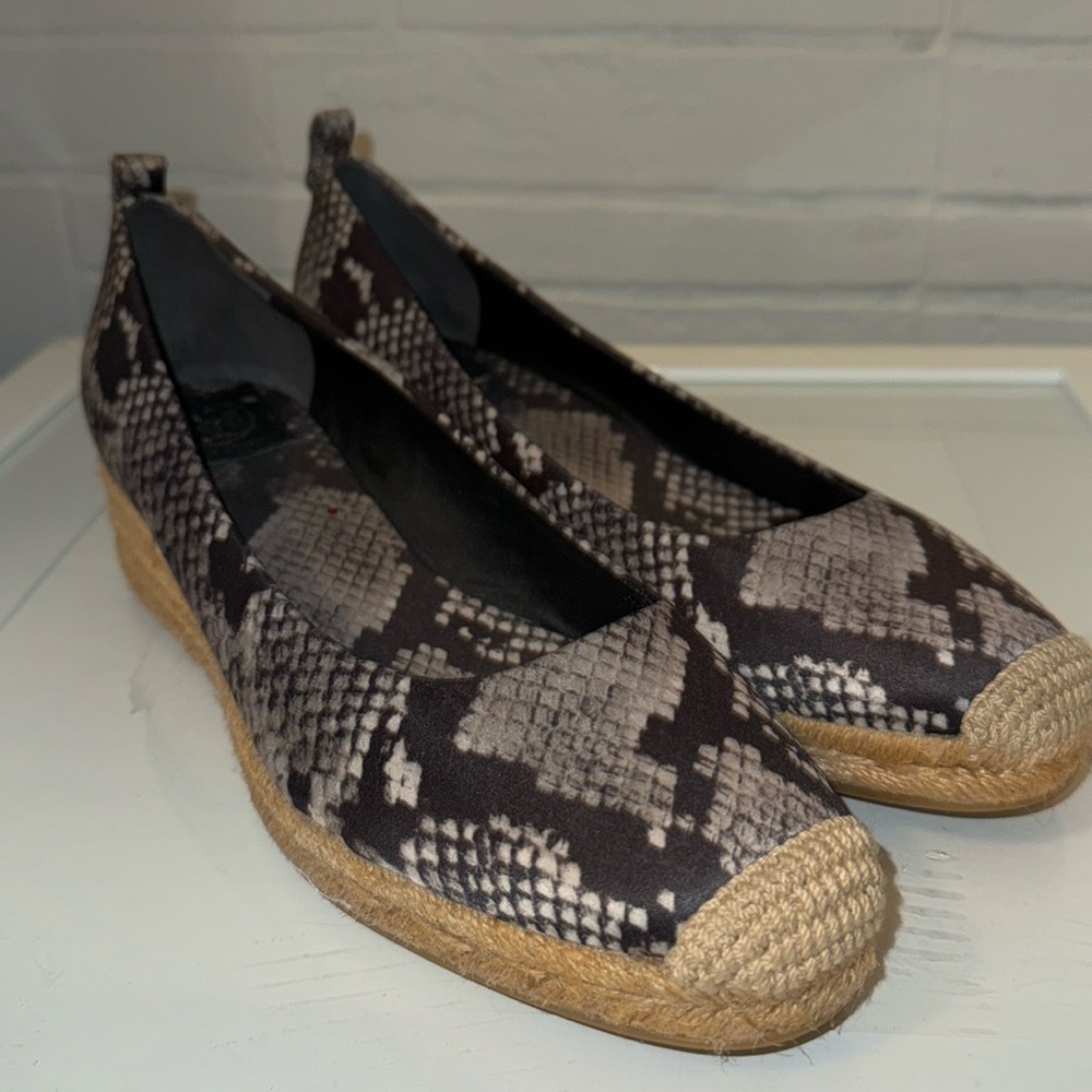 Tory Burch Snakeskin Espardille